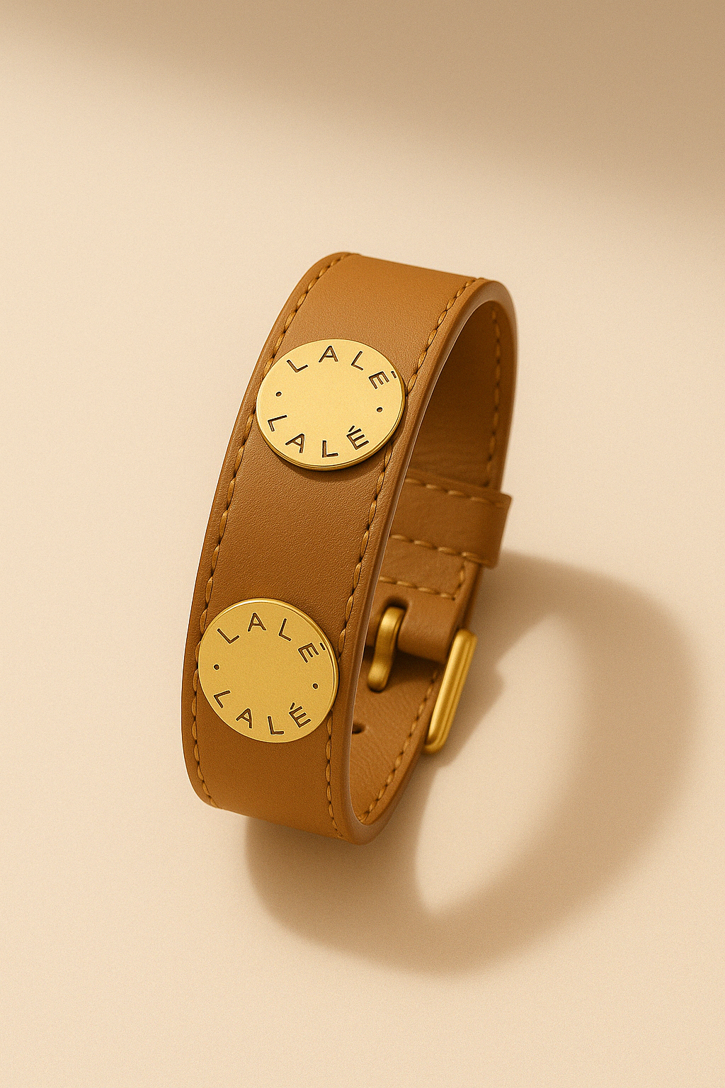 TACHAS Camel Leather - LALEBRACELETS