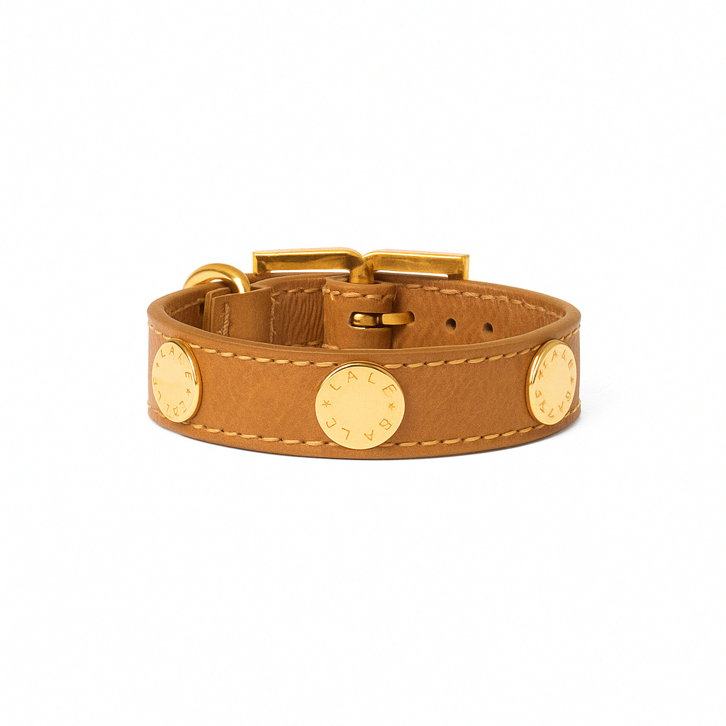 TACHAS Camel Leather - LALEBRACELETS