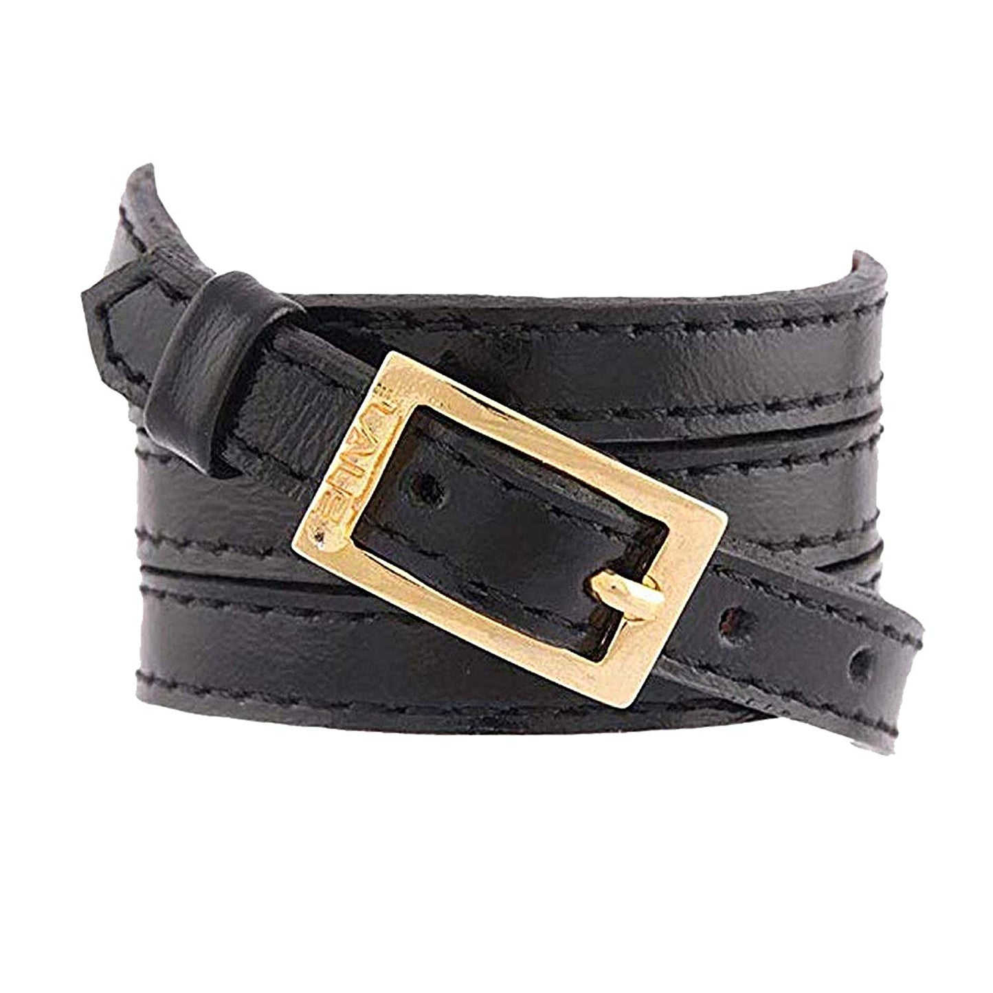 Bracelet 4V - Black - LALE - LEATHER - BRACELETS