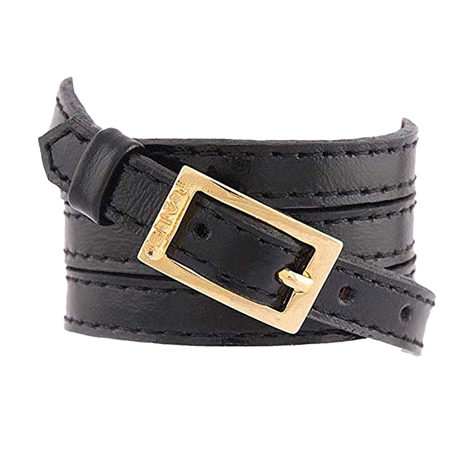 Bracelet 4V - Black - LALE - LEATHER - BRACELETS