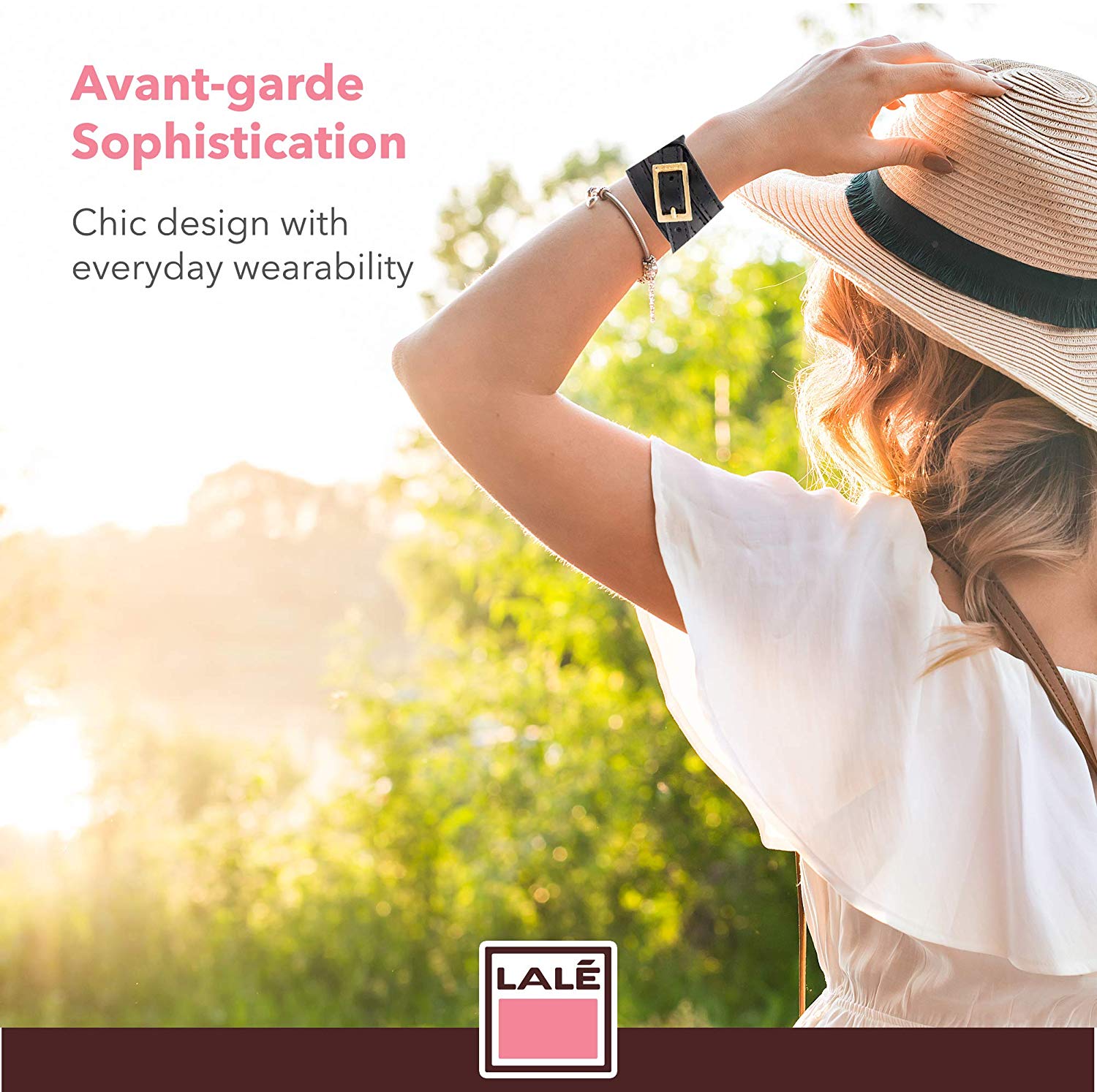 Bracelet 4V - Black - LALE - LEATHER - BRACELETS