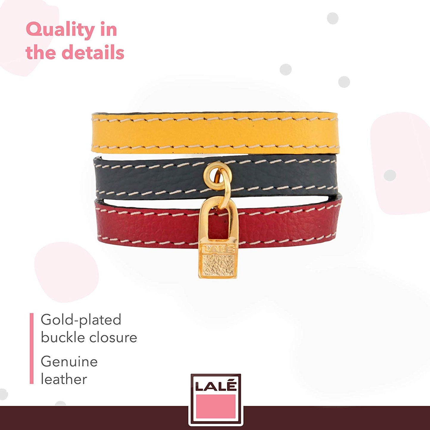 Bracelet Venezuela Flag - LALE - LEATHER - BRACELETS
