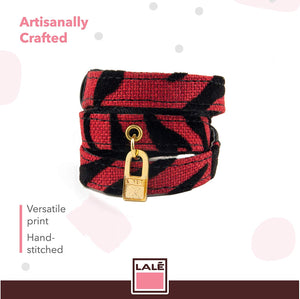 Bracelet 3V - Red Tiger - LALE - LEATHER - BRACELETS