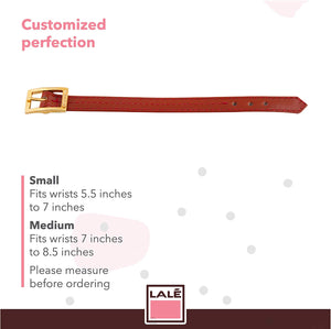 Bracelet 1V - Orange - LALE - LEATHER - BRACELETS
