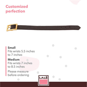 Bracelet 1V - Brown - LALE - LEATHER - BRACELETS