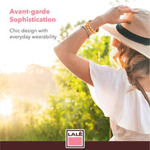 Load image into Gallery viewer, Bracelet 1V - Orange Dots - LALE - LEATHER - BRACELETS