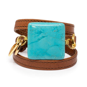 Bracelet Ale - Camel Leather - LALE - LEATHER - BRACELETS