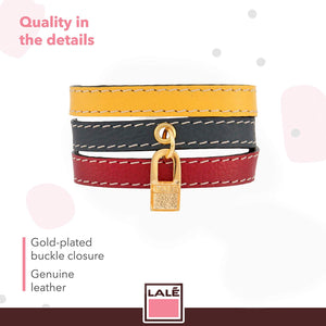Bracelet Venezuela Flag - LALE - LEATHER - BRACELETS