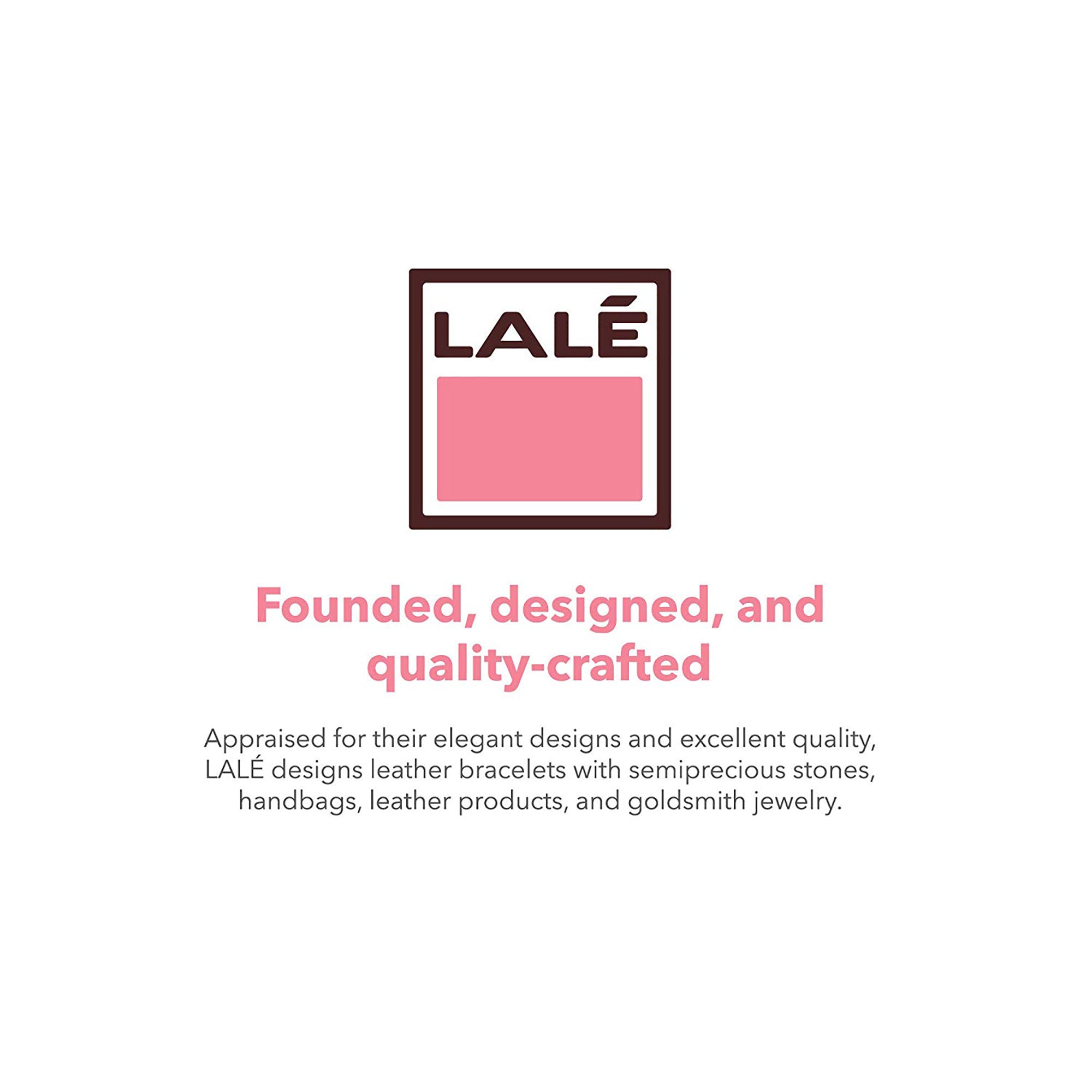 Bracelet 4V - Brown - LALE - LEATHER - BRACELETS