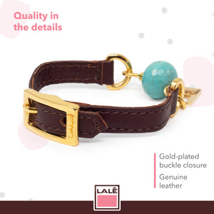 Bracelet Mini Ale - Brown Leather - LALE - LEATHER - BRACELETS